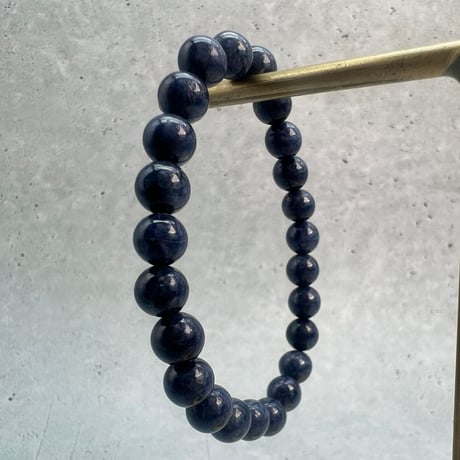 【天然サファイア】ブレスレット(6.8mm/内径14cm)②/Sapphire Bracelet