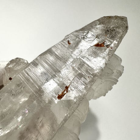 【ガネッシュヒマール産】リモナイト・マイカイン天然ヒマラヤ水晶 "クベーラ"仏像/Ganesh himal  Limonite Mica in himalayan quartz  "kuber"