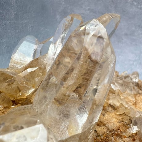 【ガネッシュヒマール産】リモナイトイン天然ヒマラヤ水晶/Ganesh Himal Limonite in Himalayan Quartz