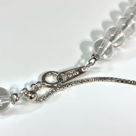 【ガネッシュヒマール産】天然ヒマラヤ水晶デザインネックレス/Ganesh Himal Himalayan Quartz Design Necklace