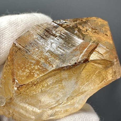 【ガネッシュヒマール産】リモナイトイン天然ヒマラヤ水晶 ④ Ganesh Himal Limonite in Himalayan Quartz