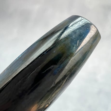 【ハイクオリティ】ネパール産天然ヒマラヤカイヤナイト バレルビーズ②/Nepal﻿ Himalayan Kyanite﻿ Barrel Beads