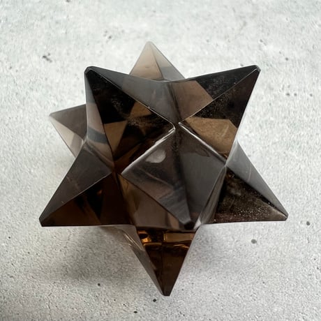 【ガウリシャンカール産】天然ヒマラヤスモーキークォーツアステロイド/Gaurishankar HimalayanSmoky Quartz "Asteroid"Super Markaba Star