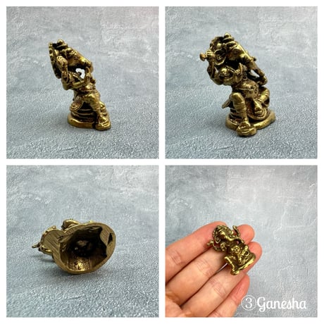 ミニ仏像【C】Mini Statue"Ganesha/Shiva Lingam"