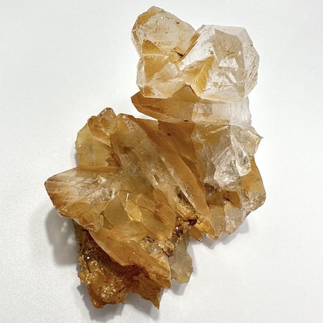 【ガネッシュヒマール産】リモナイトイン天然ヒマラヤ水晶 クラスター⑩/Ganesh Himal Limonite in Himalayan Quartz Cluster