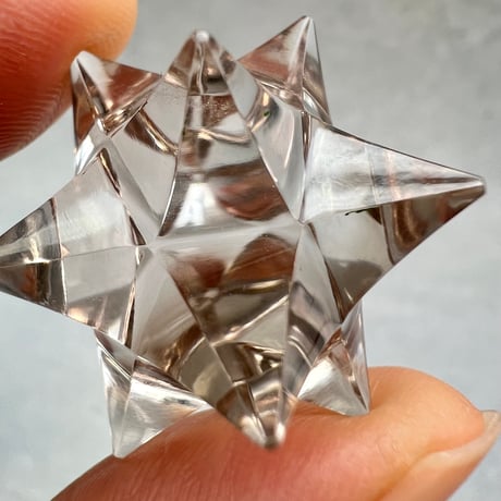 【ガウリシャンカール産】天然ヒマラヤスモーキークォーツ アステロイド⑦/Gaurishankar HimalayanSmoky Quartz "Asteroid"Super Markaba Star