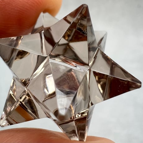 【ガウリシャンカール産】天然ヒマラヤスモーキークォーツ アステロイド⑥/Gaurishankar HimalayanSmoky Quartz "Asteroid"Super Markaba Star