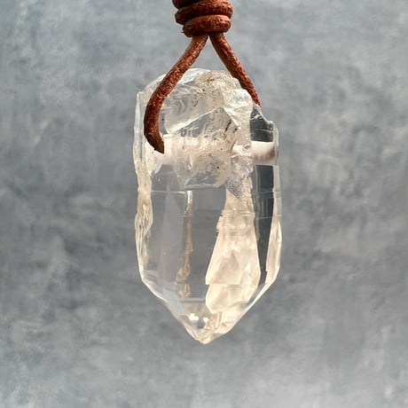【ガネッシュヒマール産】天然ヒマラヤ水晶ペンダントトップ/GaneshHimal Natural Pendant Top