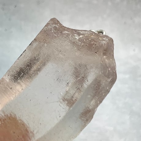 【カイラス産】天然ヒマラヤ水晶バチカン付きペンダントトップ②/Kailash Himalayan Quartz Pendant Top