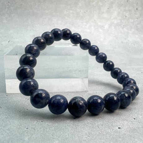 【天然サファイア】ブレスレット(約6.8mm/内径14cm)①/Sapphire Bracelet
