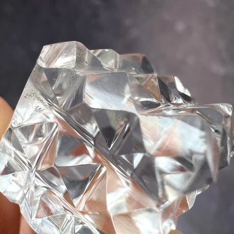 【マニハール産】 天然ヒマラヤ水晶"ピラミッドキューブ"⑤/Manihar Himalayan Quartz "Pyramid Cube"