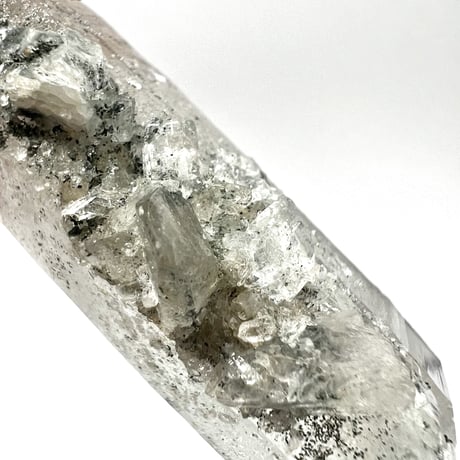 【マナスル産】クローライトイン天然ヒマラヤ水晶ポイント/Manaslu Chlorite in Himalayan Quartz Point