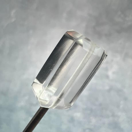 【ガネッシュヒマール産】天然ヒマラヤ水晶"手磨き加工"スクエアビーズ⑥/Ganesh Himal  Himalayan Quartz Square Beads