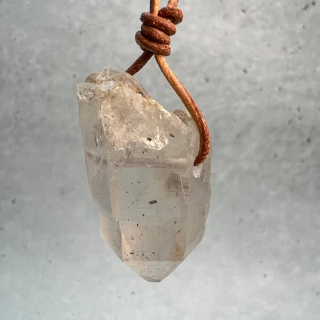 【カイラス産】天然ヒマラヤ水晶ペンダントトップ⑤/Kailash Himalayan Quartz Pendant Top