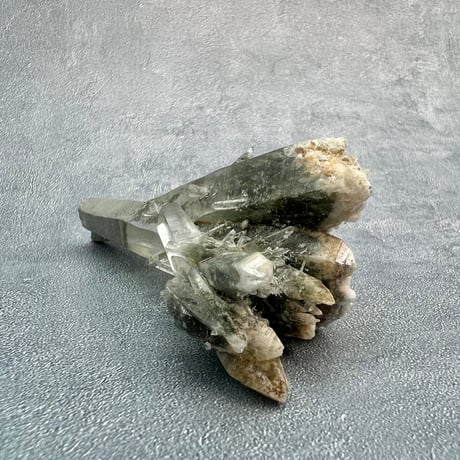 【ガネッシュヒマール産】アクチノライト&クローライトイン天然ヒマラヤ水晶/Ganesh Himal Actinorite&Chloritet in Himalayan Quartz