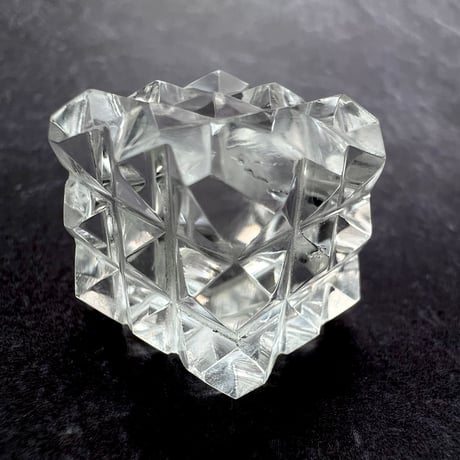 【マニハール産】 天然ヒマラヤ水晶"ピラミッドキューブ"⑧/Manihar Himalayan Quartz "Pyramid Cube"