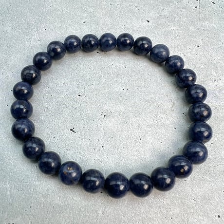 【天然サファイア】ブレスレット(7mm/内径16cm②/Sapphire Bracelet