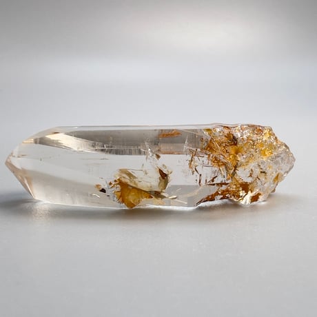 【ガネッシュヒマール産】リモナイトイン天然ヒマラヤ水晶"ポイント"/Ganesh Himal Himalayan Quartz"Point"