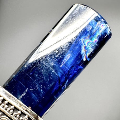 ネパール産ヒマラヤカイヤナイトS/V925ペンダントトップ ④ NEPAL Himalayan Kyanite Pendant Top