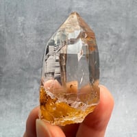 ハイクオリティ【ガネッシュヒマール産】リモナイトイン天然ヒマラヤ水晶/Ganesh Himal Limonite in Himalayan Quartz