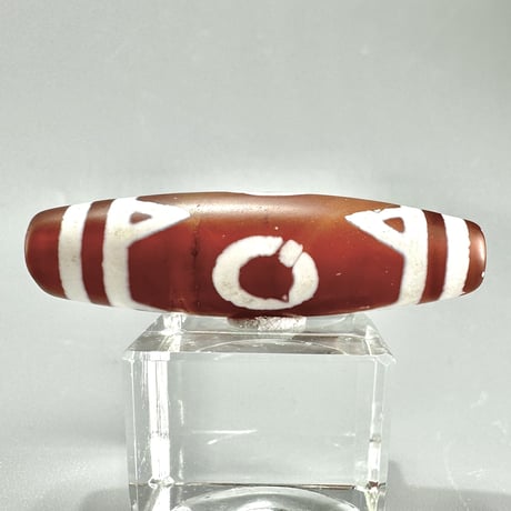 天珠 （めのう）/ カーネリアン ③ Dzi Beads Carnelian