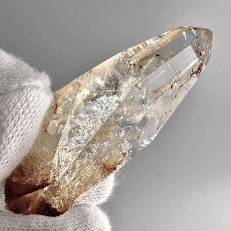 【ガネッシュヒマール産】リモナイトイン天然ヒマラヤ水晶 ④/Ganesh Himal Limonite in Himalayan Quartz
