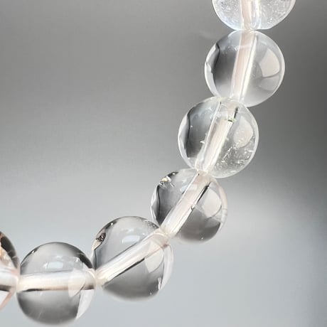 【ガネッシュヒマール産】"手磨き加工"ヒマラヤ水晶 デザインブレスレット/GaneshHimal Design Bracelet