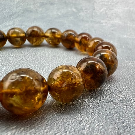 ネパール産🇳🇵ハニートルマリンブレスレット10mm内径15/Nepal Honey Tourmaline Bracelet