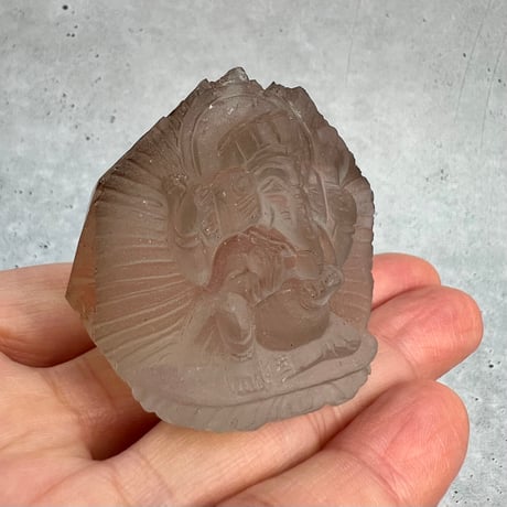 【ガウリシャンカール産】天然ヒマラヤスモーキークォーツ "ガネーシャ"/Gaurishankar HimalayanSmoky "Ganesha"