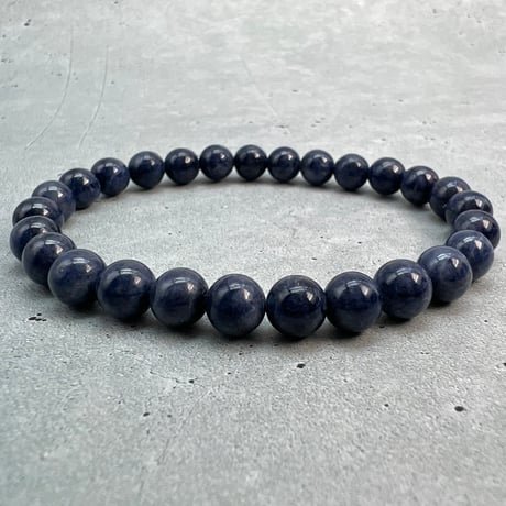 【天然サファイア】ブレスレット(6.8mm/15cm)②/Sapphire Bracelet