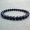 【天然サファイア】ブレスレット(6.8mm/15cm)②/Sapphire Bracelet