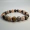 【ガネッシュヒマール産】アクチノライトイン天然ヒマラヤ水晶デザインブレスレット/Ganesh Himal Actinolite in Himalayan Quartz Design Bracelet