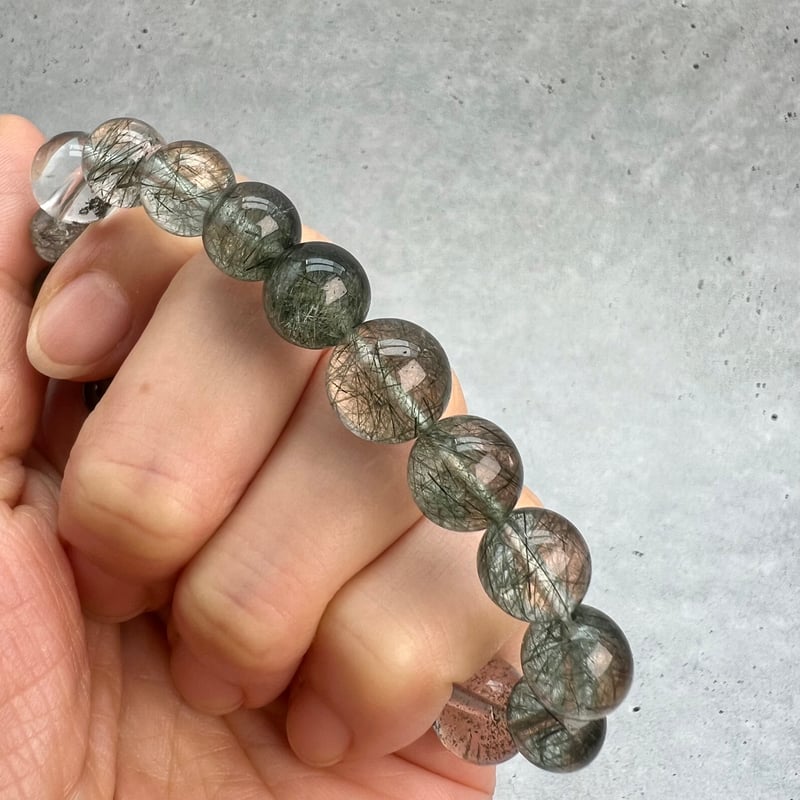 ガネッシュヒマール産】アクチノライト&クローライトイン天然ヒマラヤ