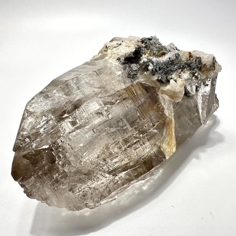 【ガネッシュヒマール産】マイカ&リモナイトイン天然ヒマラヤ水⑭/Ganesh Himal Mica&Limonite in Himalayan Quartz