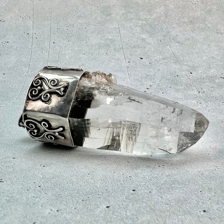 【ガネッシュヒマール産】天然ヒマラヤ水晶シルバー925ペンダントトップ/Ganesh Himal Himalayan Quartz S/V925 Pendant Top