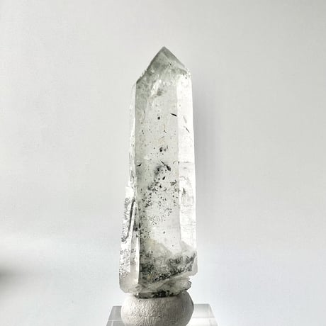 【マナスル産】クローライトイン天然ヒマラヤ水晶ポイント/Manaslu Chlorite in Himalayan Quartz Point