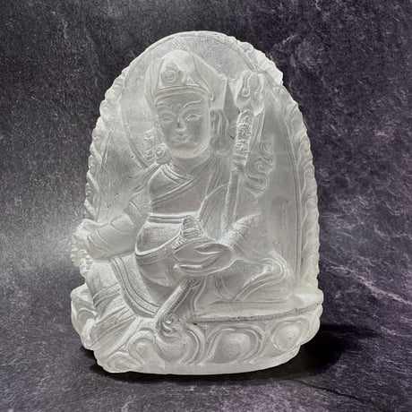【ガネッシュヒマール産】天然ヒマラヤ水晶 "パドマサンバヴァ"仏像/ Ganesh himal himalayan quartz  "Padmasaṃbhava"