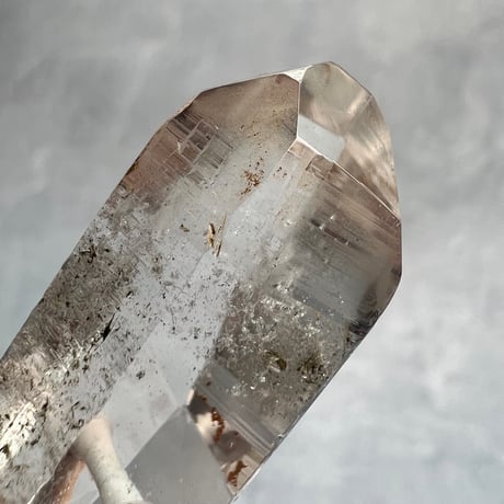 【ガネッシュヒマール産】天然ヒマラヤ水晶ペンダント(ポリッシュ面有)❹/GaneshHimal Natural Himalayan Quartz Pendant