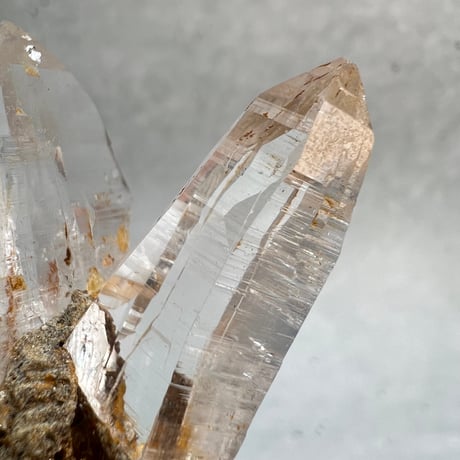 【ガネッシュヒマール産】リモナイトイン天然ヒマラヤ水晶/Ganesh Himal Limonite Himalayan Quartz