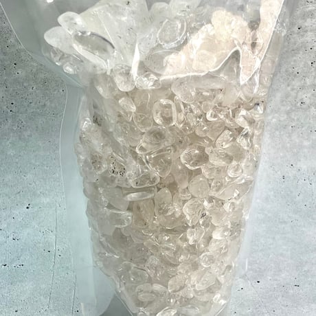 【 カイラス産天然ヒマラヤ水晶 】さざれ石(400g)/Kailash Himalayan  Quartz Stone Chips