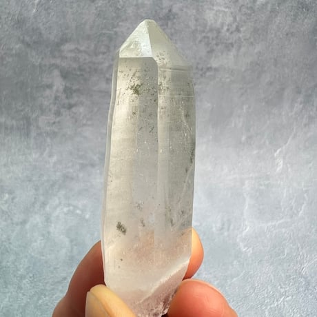 【マナスル産】クローライトイン天然ヒマラヤ水晶/Manaslu Chlorite in Himalayan Quartz