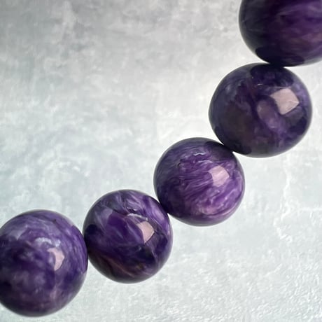 チャロアイトブレスレット14mm内径17cm/Charoite Bracelet