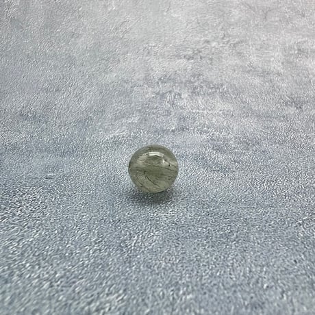 【ガネッシュヒマール産】アクチノライトイン天然ヒマラヤ水晶ビーズ⑮/Ganesh Himal Actinolite in Himalayan Quartz beads