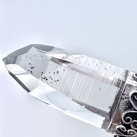 【ガネッシュヒマール】天然ヒマラヤ水晶シルバー925ペンダントトップ