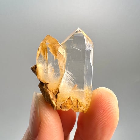 【ガネッシュヒマール産】天然ヒマラヤ水晶/Ganesh Himal Limonite in Himalayan Quartz