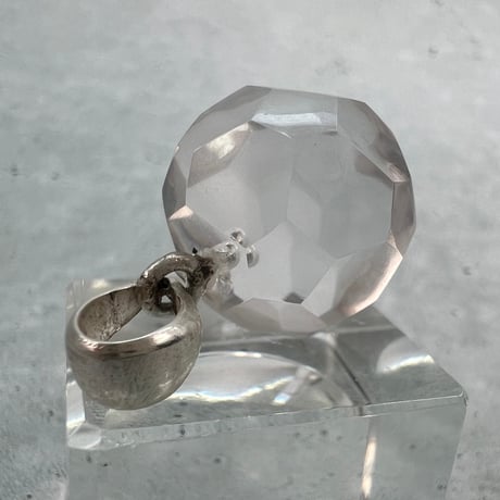 【ガネッシュヒマール産】天然ヒマラヤ水晶"手磨き加工"多面カットペンダントトップ/Ganesh Himal Himalayan Quartz Multicut Pendant Top