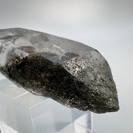 【ガネッシュヒマール産】クローライトイン天然ヒマラヤ水晶/GaneshHimal Chlorite in Himalayan Quartz