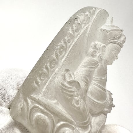 【ガネッシュヒマール産】天然ヒマラヤ水晶 "パドマサンバヴァ"仏像/ Ganesh himal himalayan quartz  "Padmasaṃbhava"