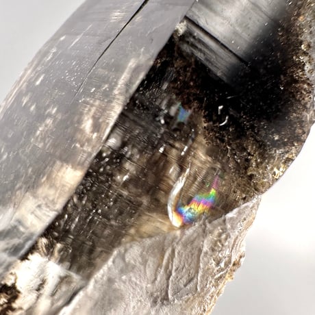 【ガネッシュヒマール産】クローライトイン天然ヒマラヤ水晶ミニポイント"YY"/Ganesh Himal Chlorite in Himalayan Quartz mini Point