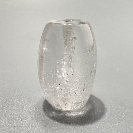 カイラス産"手磨き"天然ヒマラヤ水晶 バレルビーズ⑤ Kailash Himalayan Quartz Barrel beads
